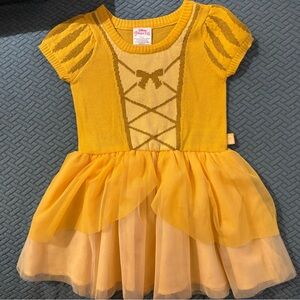 Disney Princess Belle Yellow Kids Costume Dress